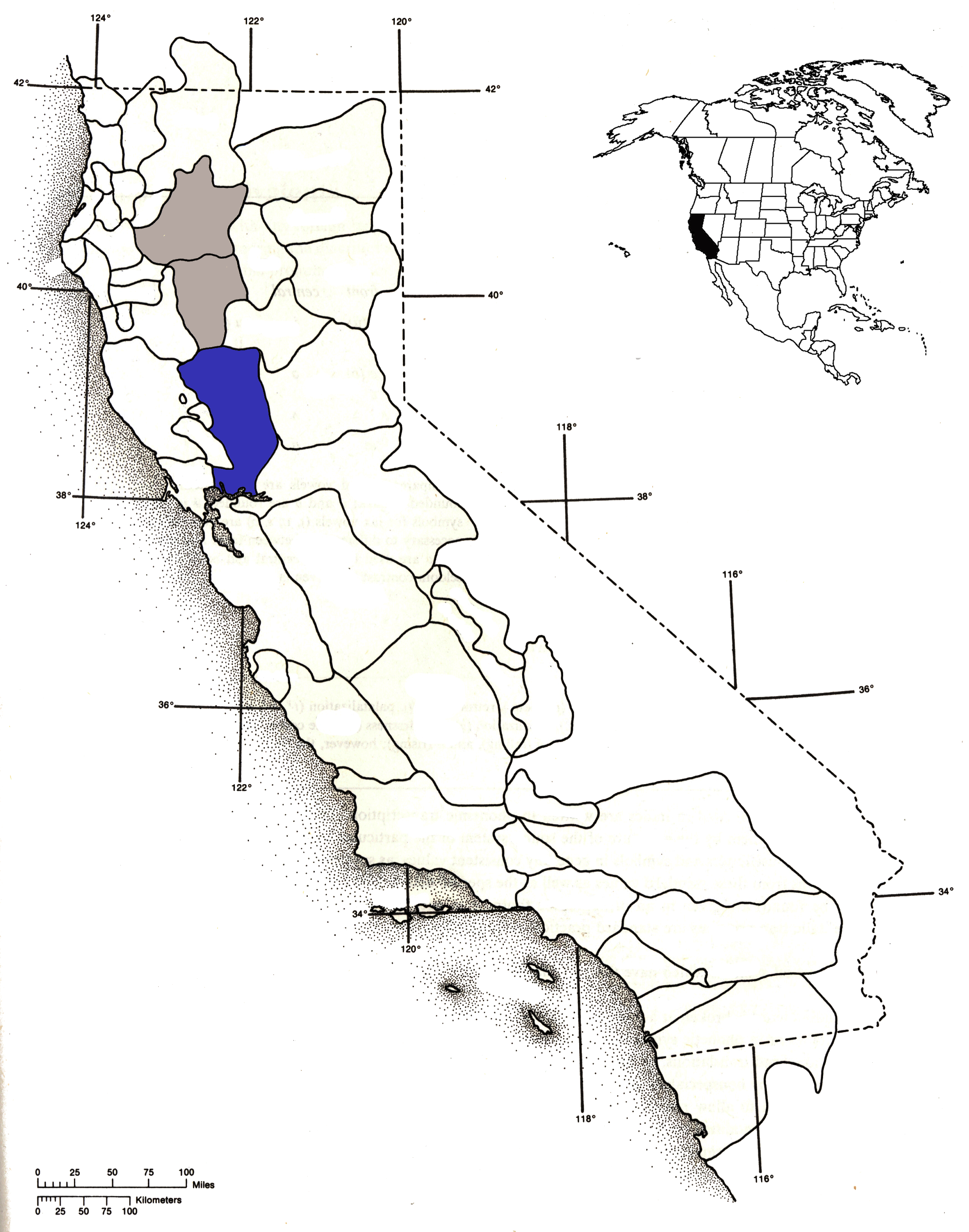 Map derived from Heizer (1978)